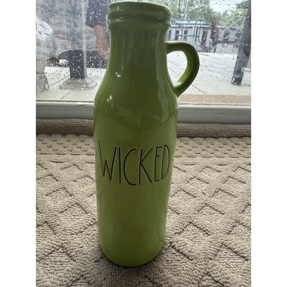 Rae Dunn Wicked Vase Green